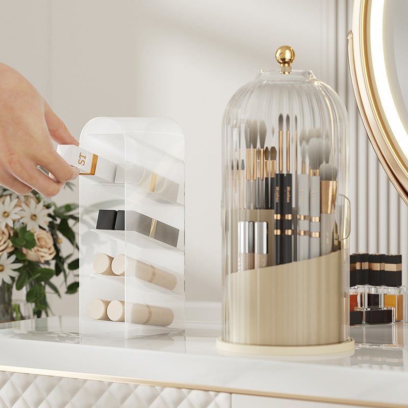 Protect Toothbrushes Instantly! No-Dust Sliding Lid Organizer