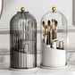 Protect Toothbrushes Instantly! No-Dust Sliding Lid Organizer