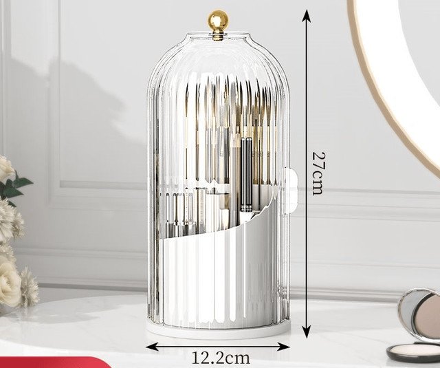 Protect Toothbrushes Instantly! No-Dust Sliding Lid Organizer
