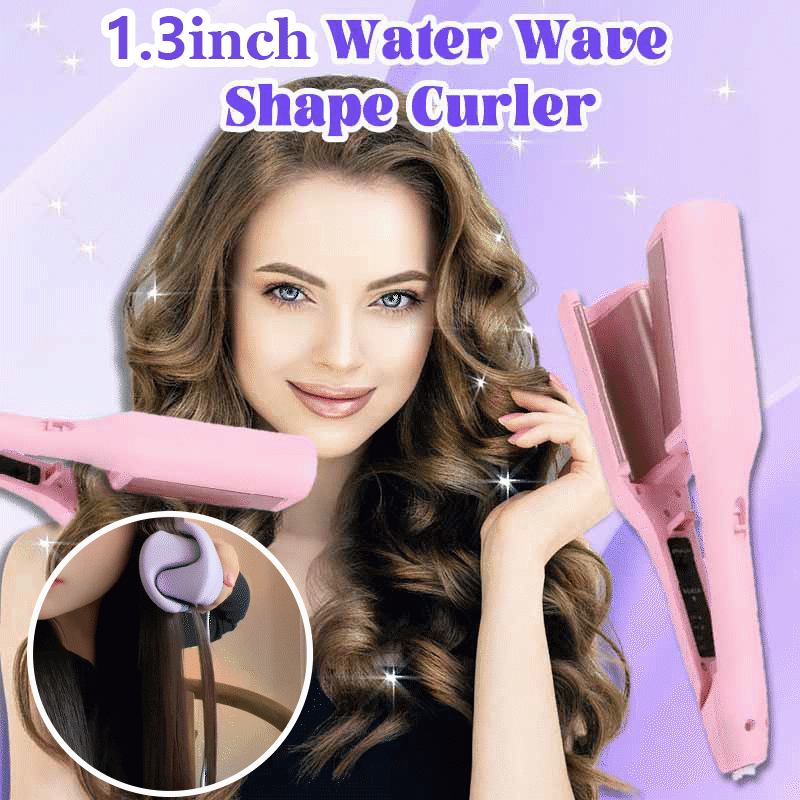 Create French Egg Roll Waves Instantly! Anti-Scald V-Shape Hair Waver