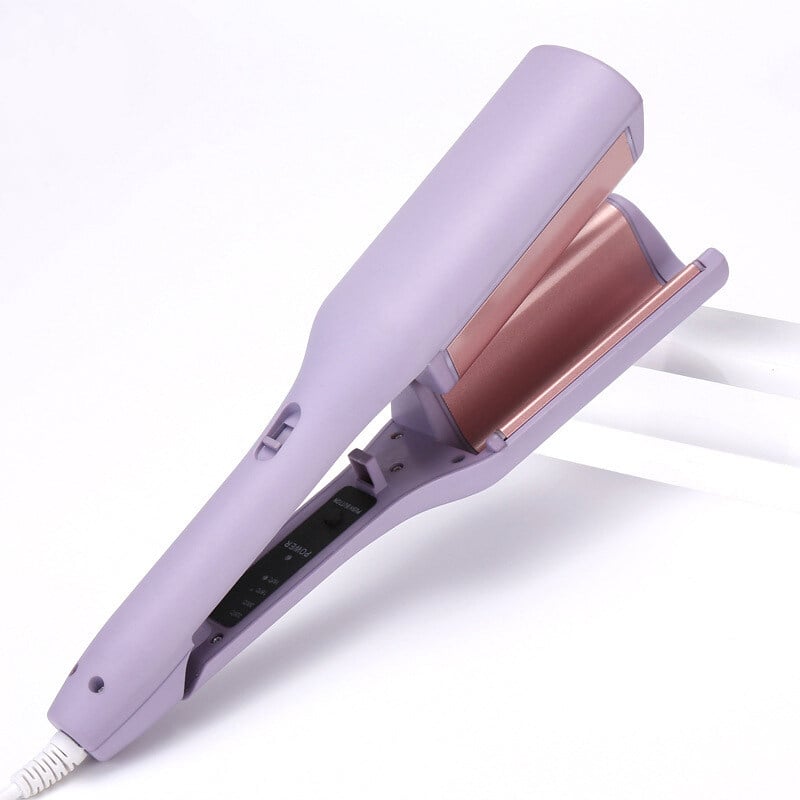 Create French Egg Roll Waves Instantly! Anti-Scald V-Shape Hair Waver