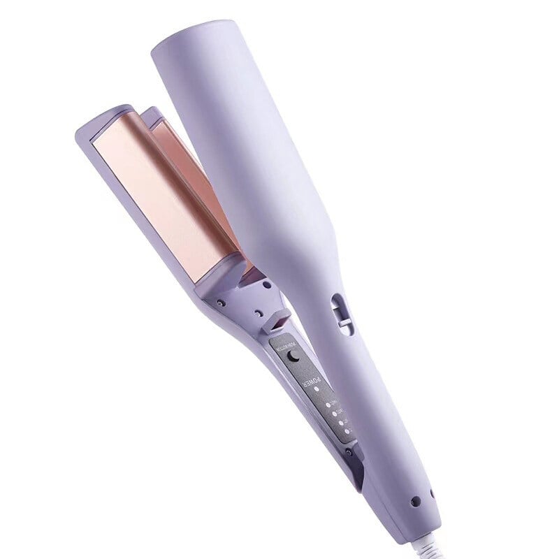 Create French Egg Roll Waves Instantly! Anti-Scald V-Shape Hair Waver