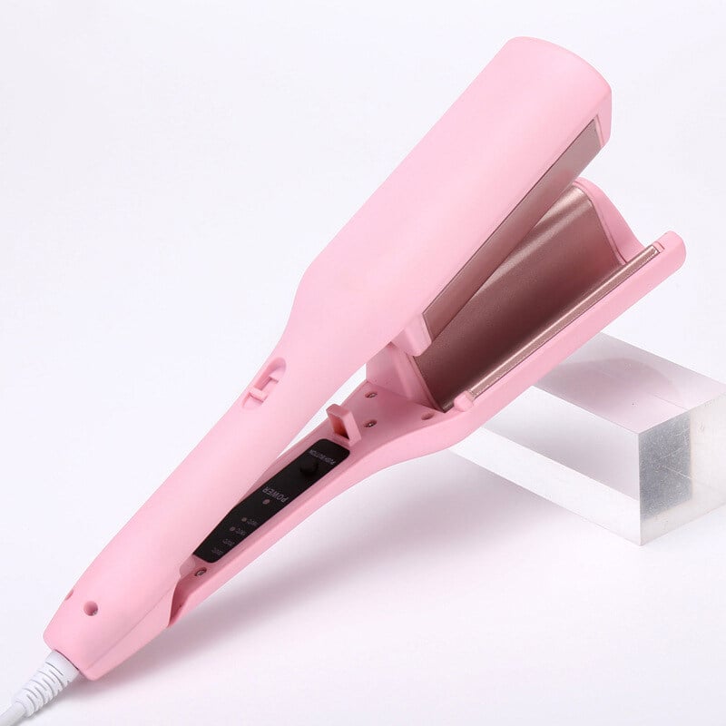 Create French Egg Roll Waves Instantly! Anti-Scald V-Shape Hair Waver