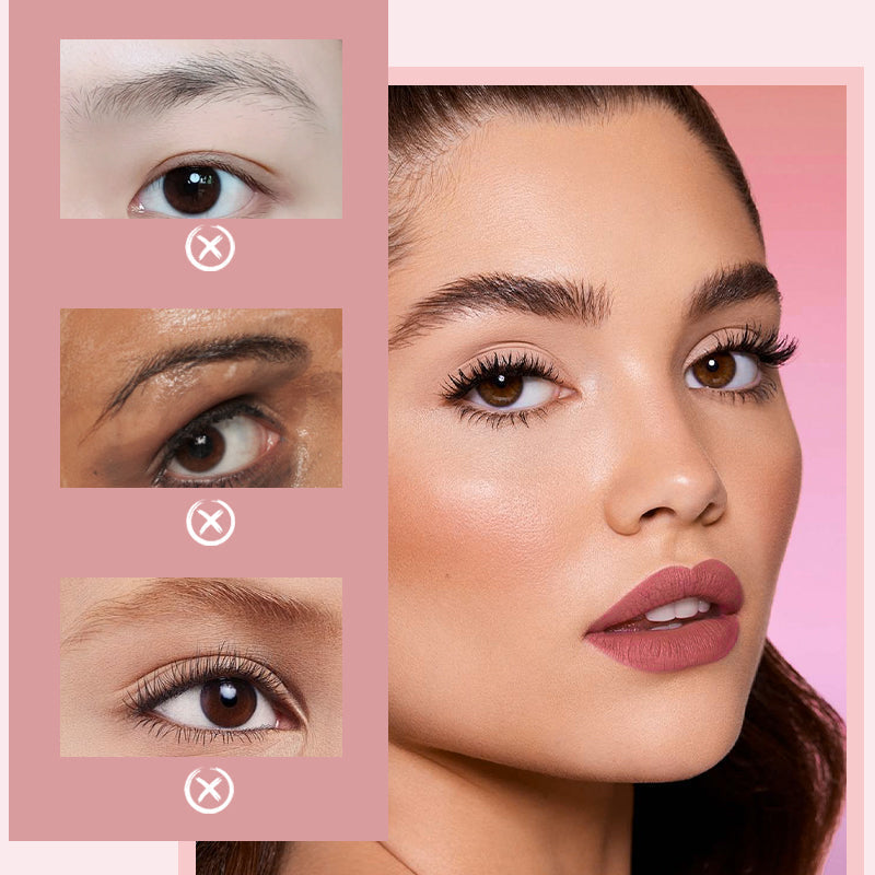 Curl & Volumize Instantly! No-Smudge Dual-Head Mascara