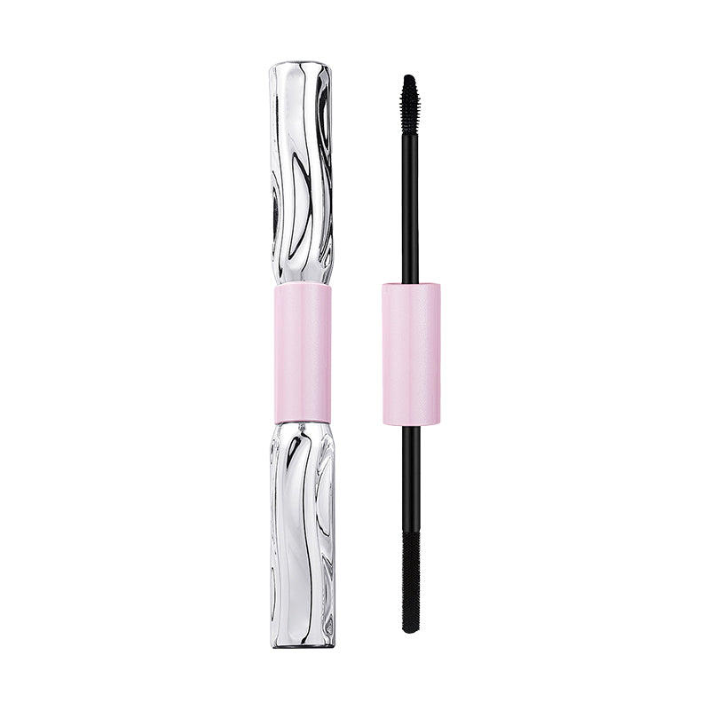 Curl & Volumize Instantly! No-Smudge Dual-Head Mascara