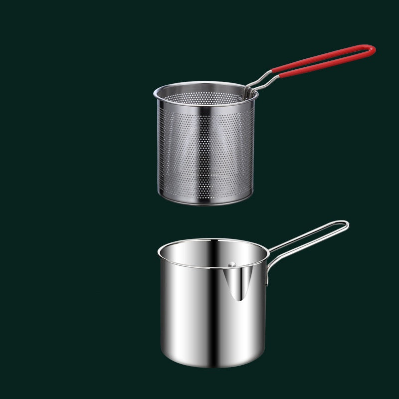 Fry Crispy Food Instantly! No-Splash Oil-Saving Stainless Fryer