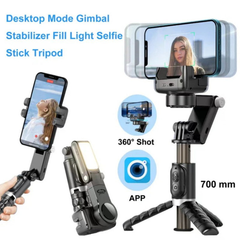 💥Last Day Sales - 60% OFF💥360° Rotating 3-Axis Foldable Gimbal Stabilizer for Smartphones Recording