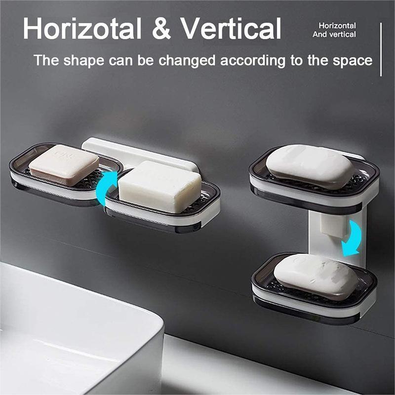 🧼 Self-Draining Soap Dish – No-Drill & Quick-Dry
