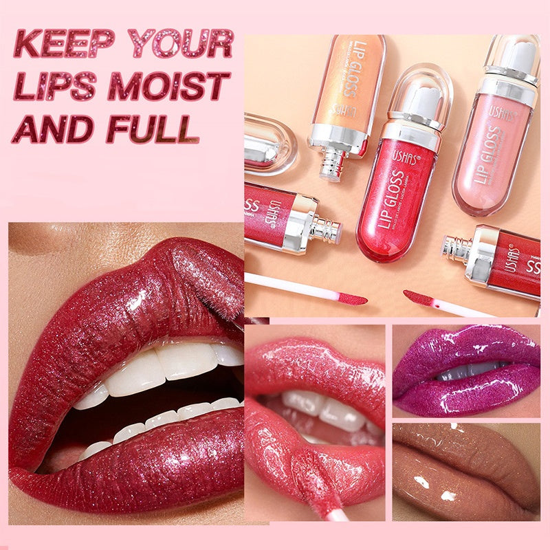Get Glass-Like Shine Instantly! Hydrating High-Shine Lip Gloss
