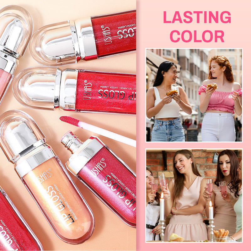 Get Glass-Like Shine Instantly! Hydrating High-Shine Lip Gloss