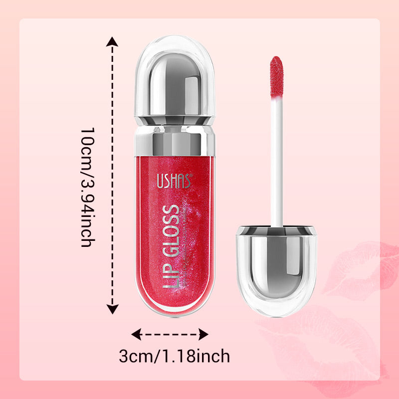 Get Glass-Like Shine Instantly! Hydrating High-Shine Lip Gloss