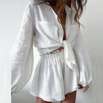 Frill Bow Two-Piece Set – Effortless Summer Style
