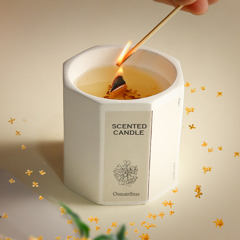 Smokeless Scented Candle with Wood Wick