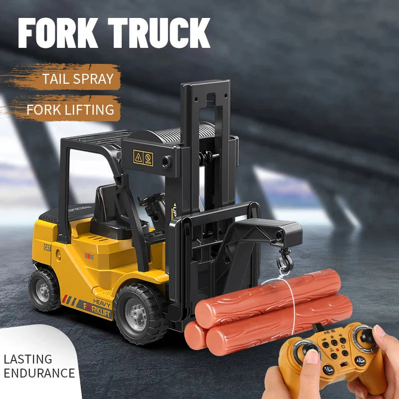 🔥Limited Time 40% Off 🔥RC Forklift with Lights Music Spray⏰Free shipping