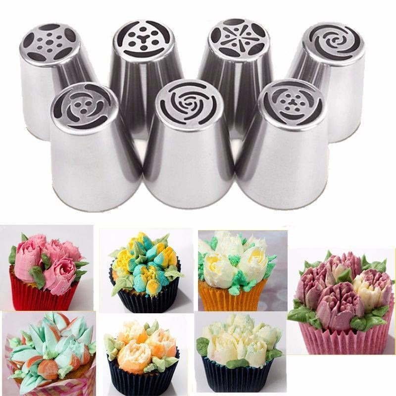 Pipe Flowers Instantly! No-Clog Reusable Frosting Tip Set