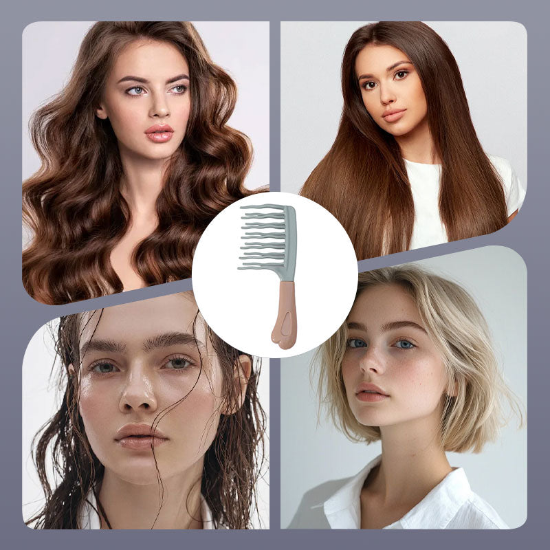💕BUY 1 GET 1 FRE💕Double-Row Detangling Comb for Curly Hair