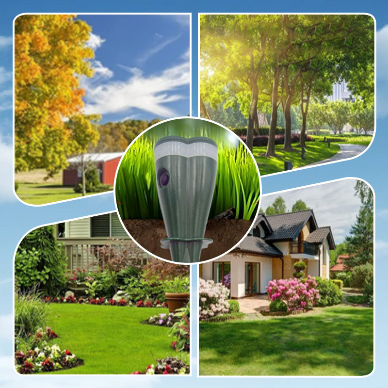 🌸Spring Sale 50% OFF☘️Solar Powered Waterproof Screw Mole Repellent