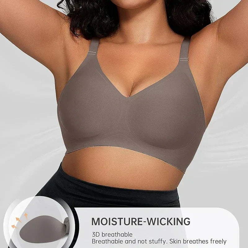 🔥New Year's Special Offer:50% OFF🎉Women's Comfortable Wire-Free Seamless Push Up Bra-Smooth Fit & Breathable Design🔝