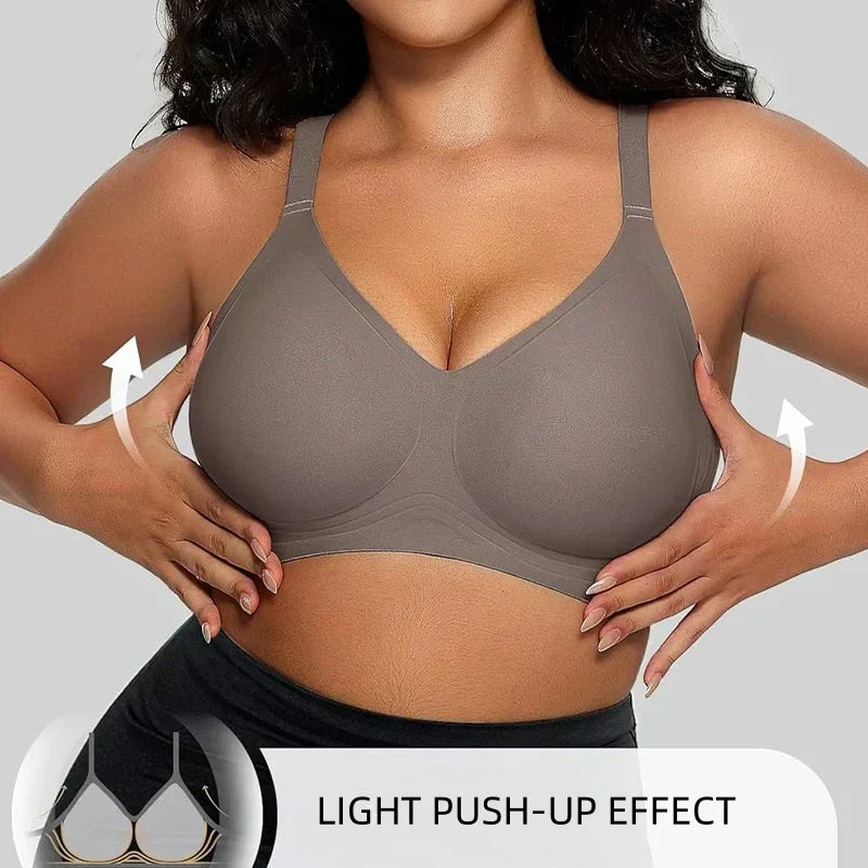 🔥New Year's Special Offer:50% OFF🎉Women's Comfortable Wire-Free Seamless Push Up Bra-Smooth Fit & Breathable Design🔝