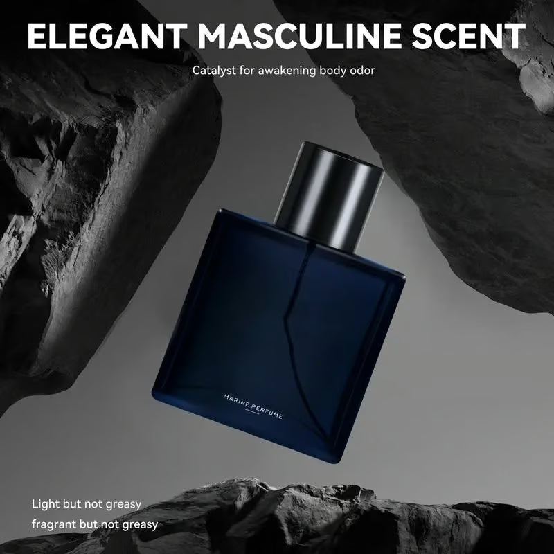 🔥Hot Sale 50% OFF🔥 Men’s Natural Long-Lasting Marine Perfume | 24H Natural Sea Minerals & Zero Alcohol Burn