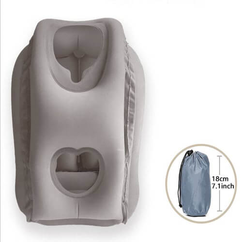 Sleep on Flights Instantly! Inflatable Travel Neck Pillow