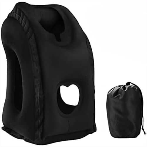 Sleep on Flights Instantly! Inflatable Travel Neck Pillow