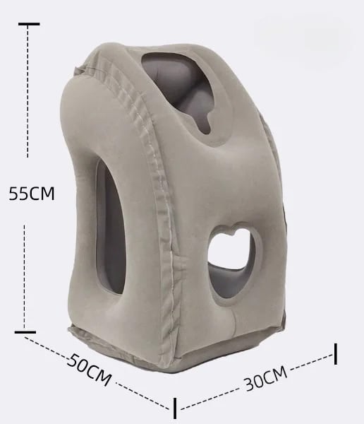 Sleep on Flights Instantly! Inflatable Travel Neck Pillow