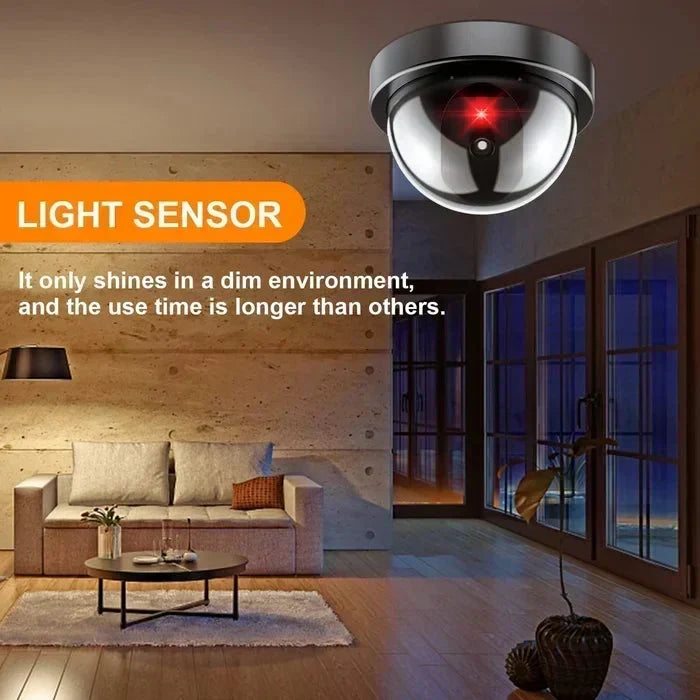 Deter Burglars Instantly! Realistic Blinking LED Fake Security Camera