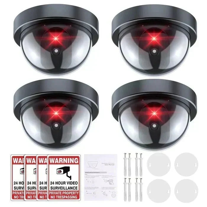 Deter Burglars Instantly! Realistic Blinking LED Fake Security Camera