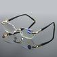 Blue Light Blocking Readers – Rimless & Lightweight Design