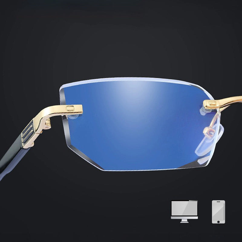 Blue Light Blocking Readers – Rimless & Lightweight Design