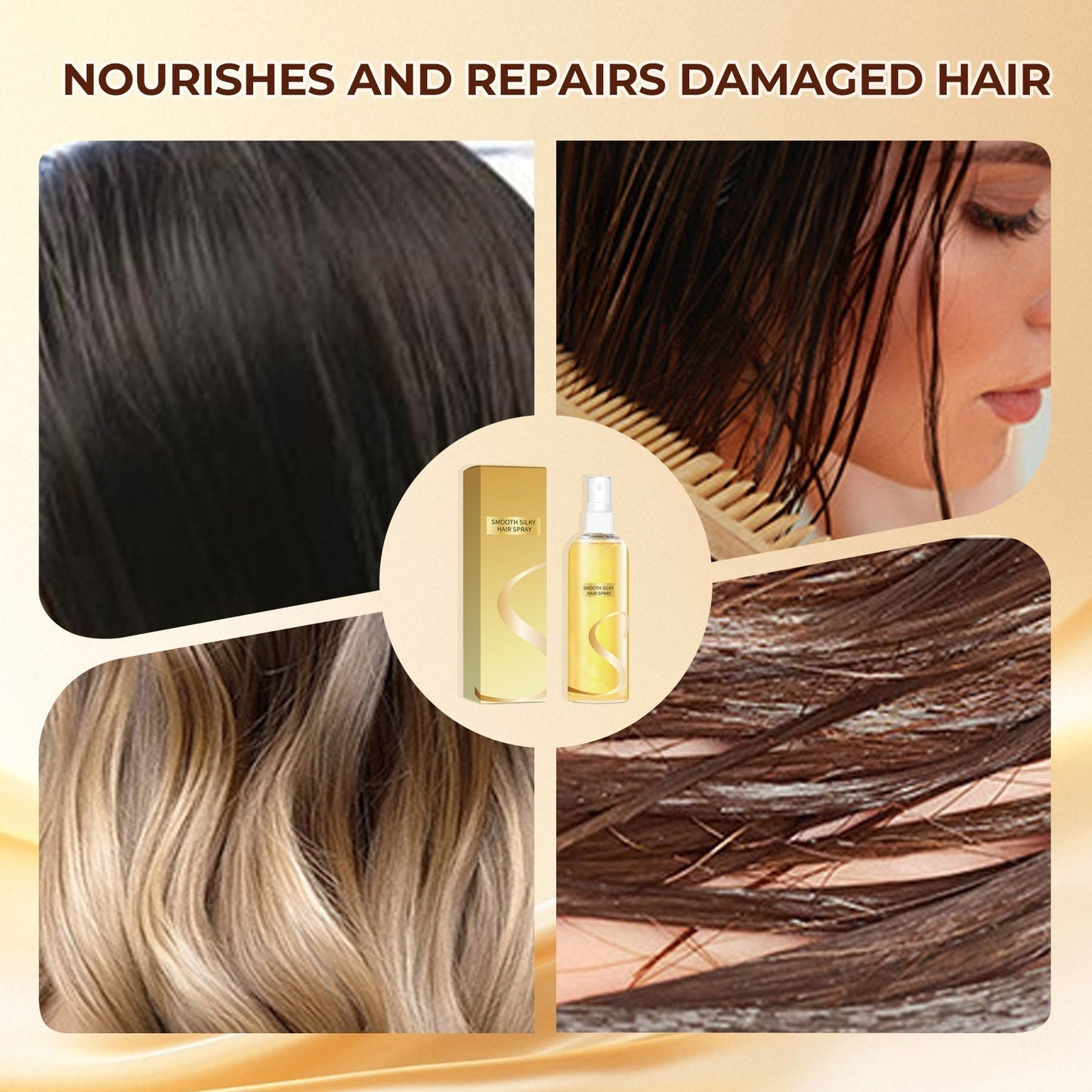 🎉Limited Time Offer Leave-In Hair Oil Spray – Smoothing, Long-Lasting Shine