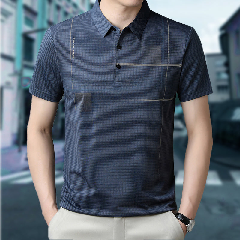 🌊 Limited time 50% off! ⏰Men's Loose Cool Breathable Lapel T-Shirt