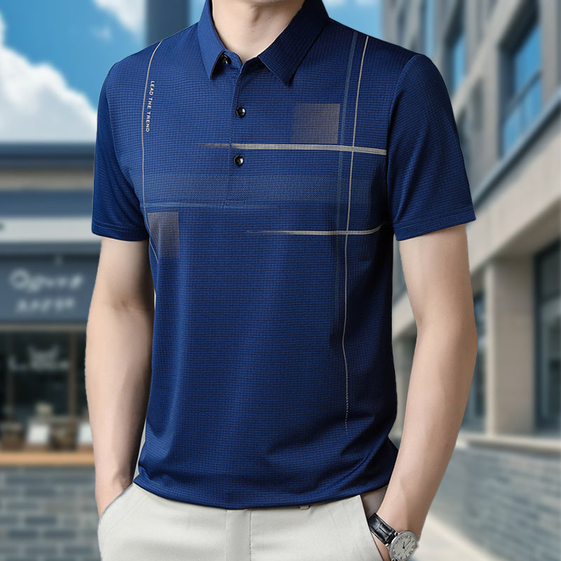 🌊 Limited time 50% off! ⏰Men's Loose Cool Breathable Lapel T-Shirt