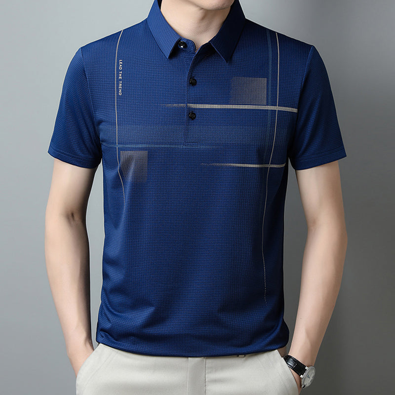 🌊 Limited time 50% off! ⏰Men's Loose Cool Breathable Lapel T-Shirt