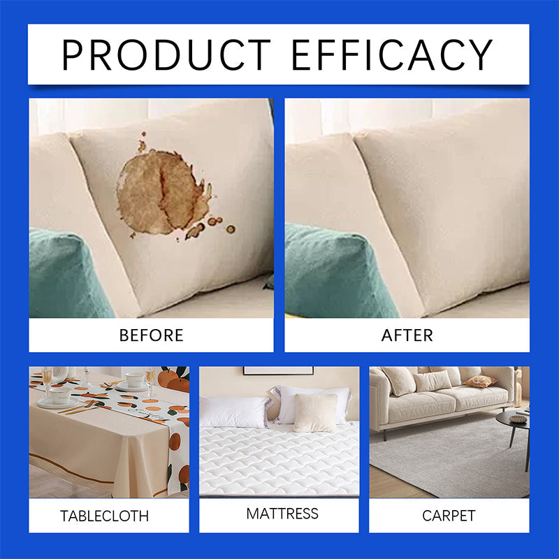 💨 Powerful Fabric Cleaner Foam for Curtains & Sofas | Stain Remover, Fresh Scent✨🧼