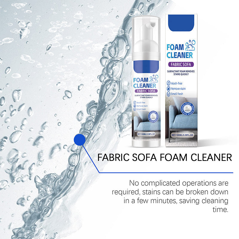 💨 Powerful Fabric Cleaner Foam for Curtains & Sofas | Stain Remover, Fresh Scent✨🧼