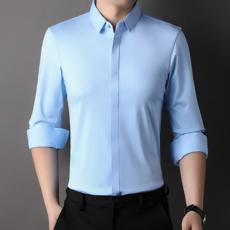✨2025 New Premium Business Shirt👔Men's Wrinkle-Free Button-Down Shirt