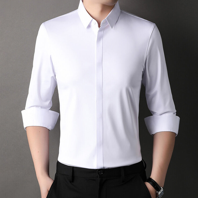 ✨2025 New Premium Business Shirt👔Men's Wrinkle-Free Button-Down Shirt