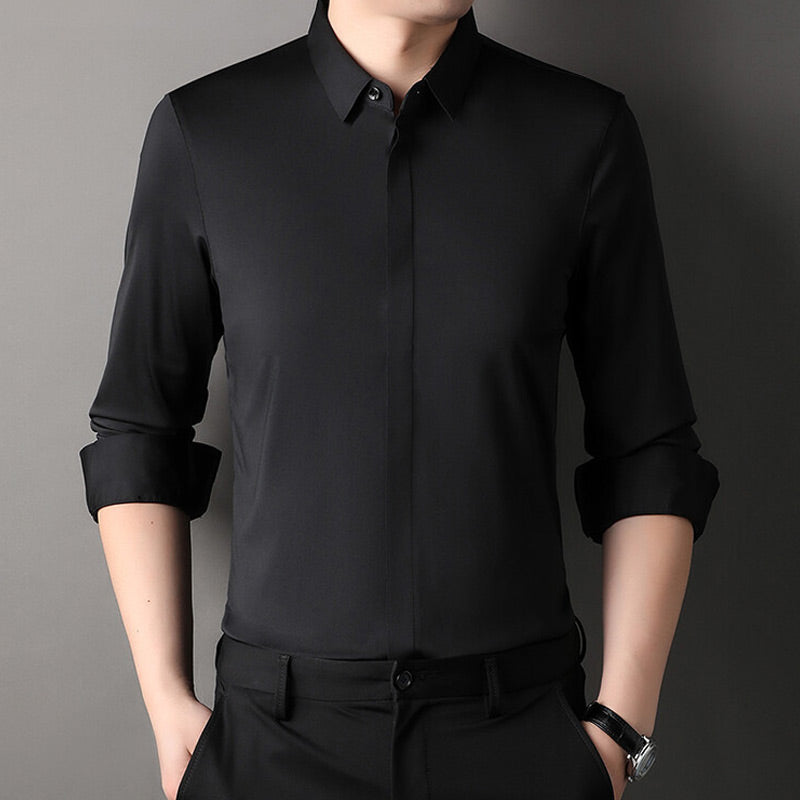 ✨2025 New Premium Business Shirt👔Men's Wrinkle-Free Button-Down Shirt