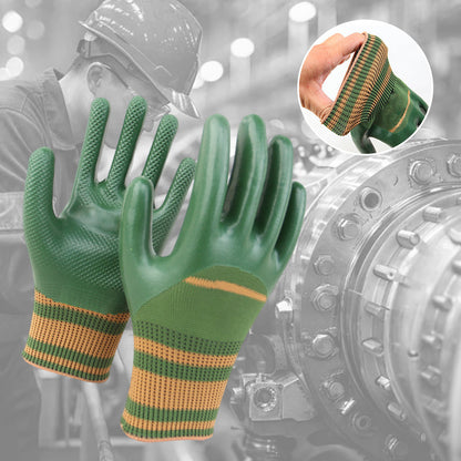 Grip Any Tool Instantly! No-Slip Knit-Cuff Work Gloves