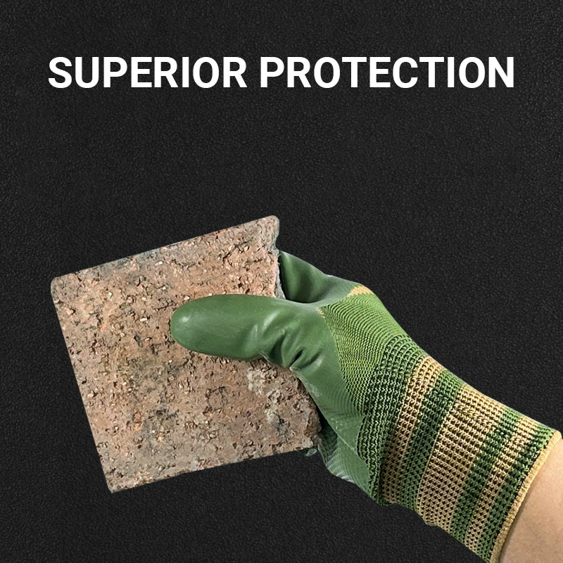 Grip Any Tool Instantly! No-Slip Knit-Cuff Work Gloves