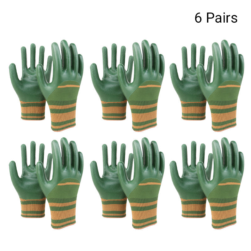 Grip Any Tool Instantly! No-Slip Knit-Cuff Work Gloves