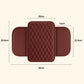 Add Armrest Comfort Instantly! PU Leather Car Cushion with Storage