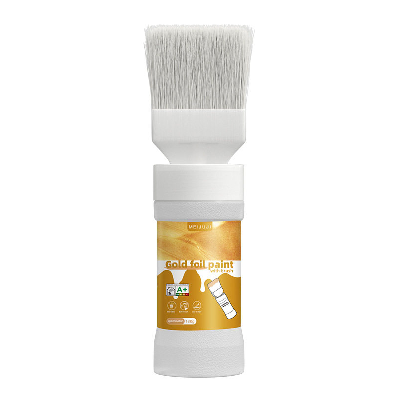 Limited Stock! 50% Off Hot Sale Ongoing📢Metallic Paint with Built-in Brush – Quick-Dry & Rust-Resistant Finish
