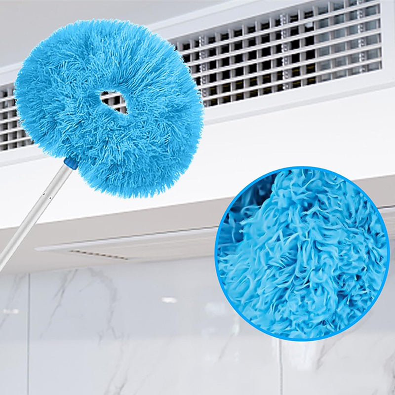 Reach High Fans Instantly! No-Ladder Double-Sided Duster