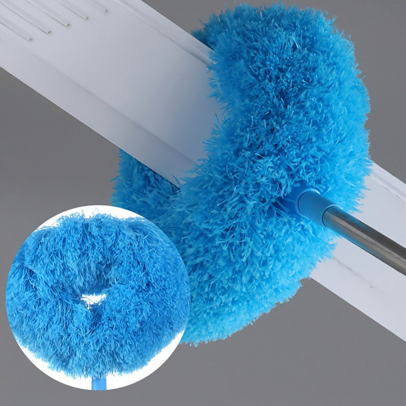 Reach High Fans Instantly! No-Ladder Double-Sided Duster