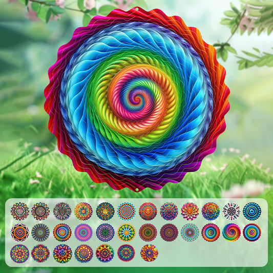 ✨Colorful spinning wind chimes