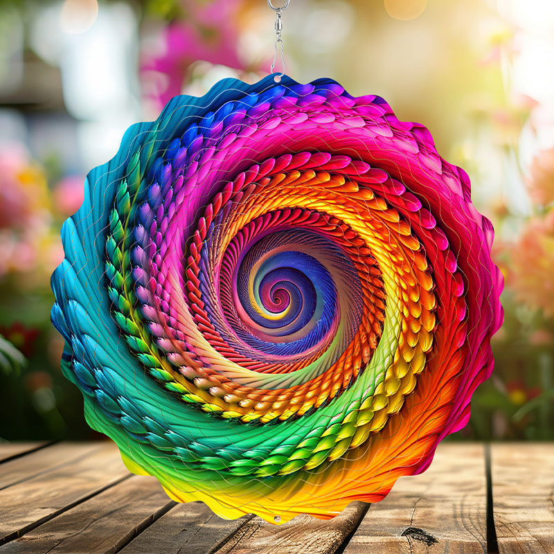 ✨Colorful spinning wind chimes