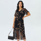 🎉 2026 Sale — Over 34,200 Sold 💝 Women Flowy V-Neck Printed Maxi Dress – All Figure Summer Dress 👗